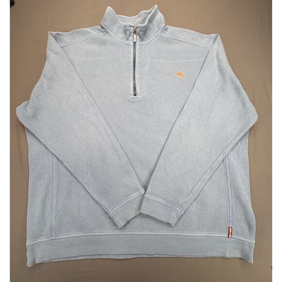 Tommy Bahama Other - Tommy Bahama RELAX Collection Light Blue Quarter Zip-Pullover 3XL/3TG TR21966